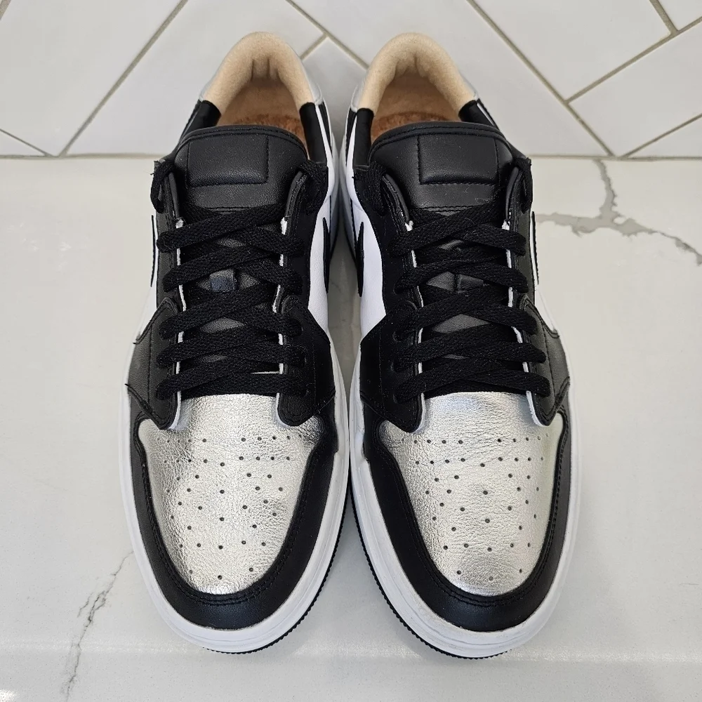 Nike Air Jordan 1 Elevate Women's Size 11.5 Black Silver - Picture 9 of 10